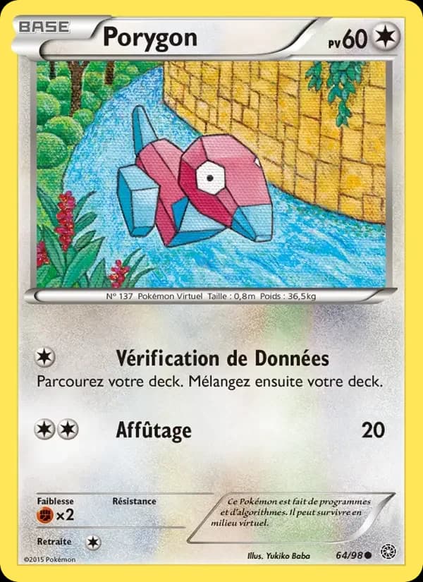Carte Pokémon Porygon #64 — Origines Antiques