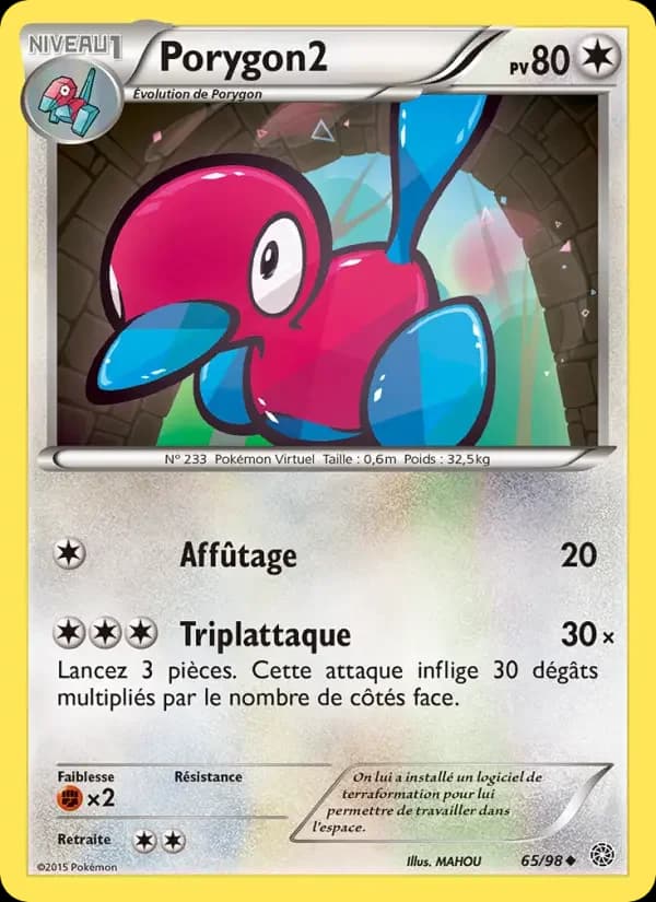 Carte Pokémon Porygon2 #65 — Origines Antiques