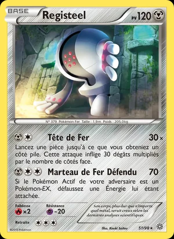 Carte Pokémon Registeel #51 — Origines Antiques