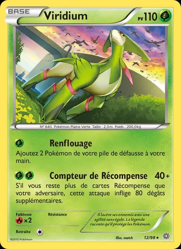 Carte Pokémon Viridium #12 — Origines Antiques