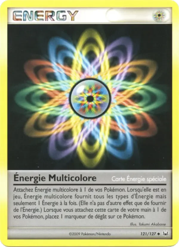 Carte Pokémon Énergie Multicolore #121 — Platine