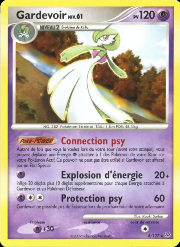 Carte Pokémon Gardevoir #8 — Platine