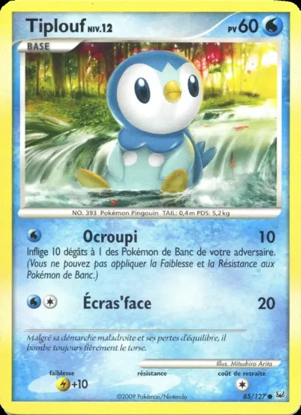 Carte Pokémon Tiplouf #85 — Platine