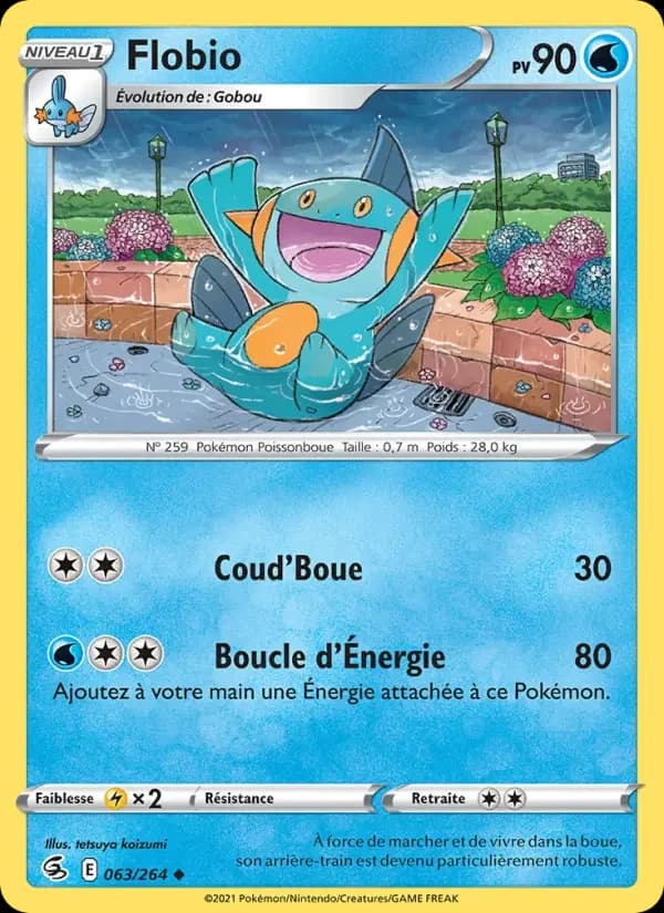 Carte Pokémon Flobio #63 — Poing de Fusion