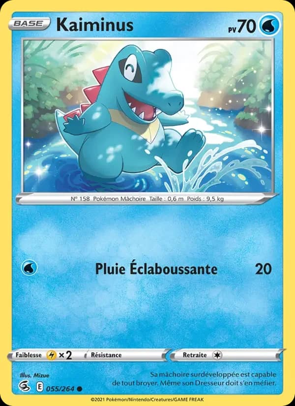 Carte Pokémon Kaiminus #55 — Poing de Fusion