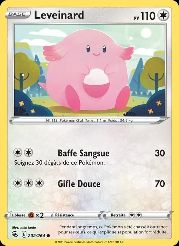 Carte Pokémon Leveinard #202 — Poing de Fusion
