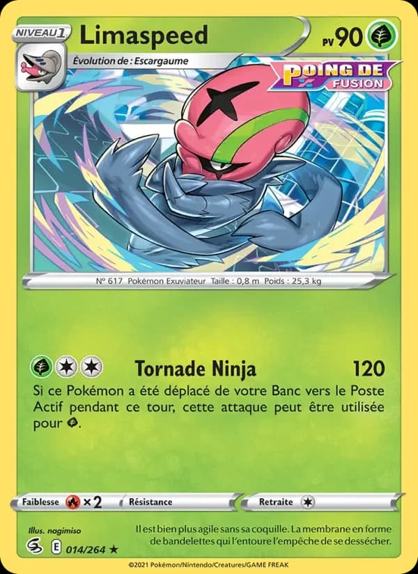 Carte Pokémon Limaspeed #14 — Poing de Fusion