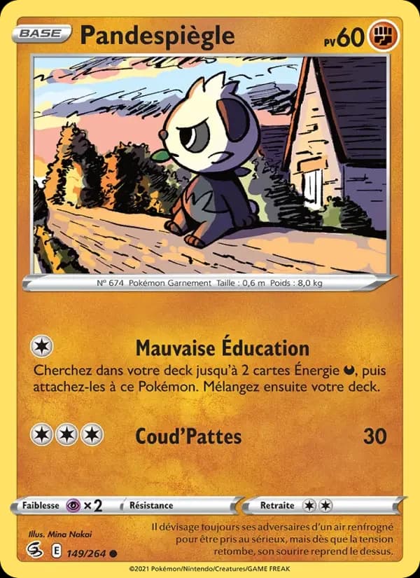 Carte Pokémon Pandespiègle #149 — Poing de Fusion