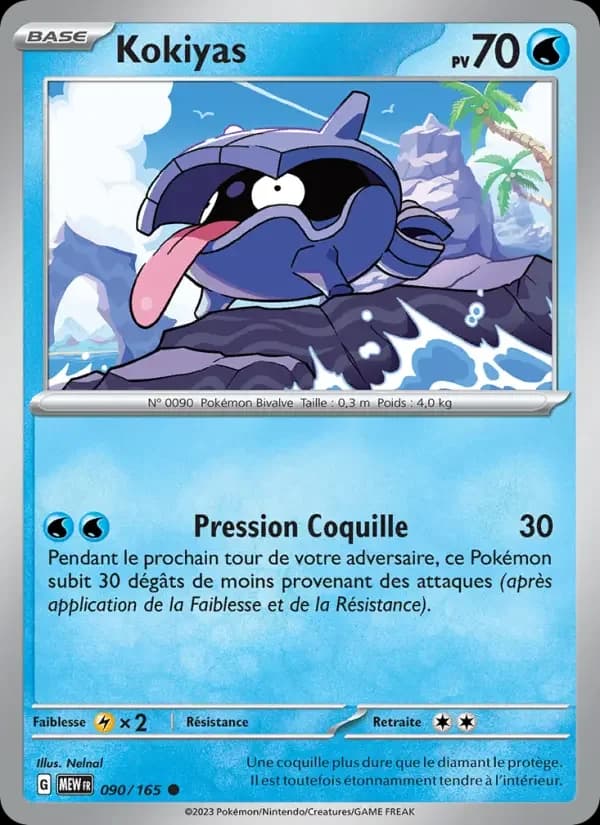Carte Pokémon Kokiyas #090 — Pokémon 151