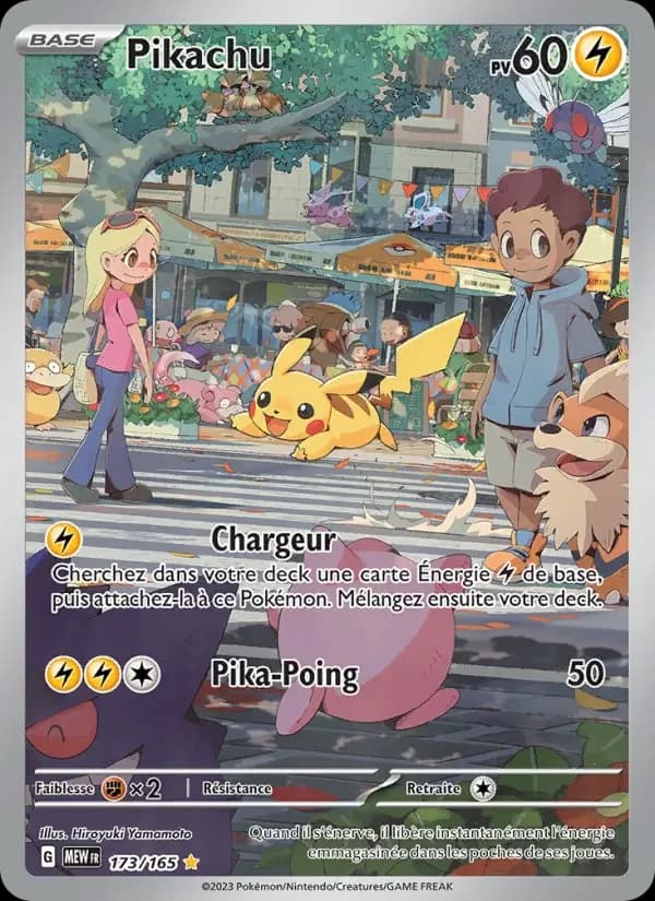 Carte Pokémon Pikachu #173 — Pokémon 151