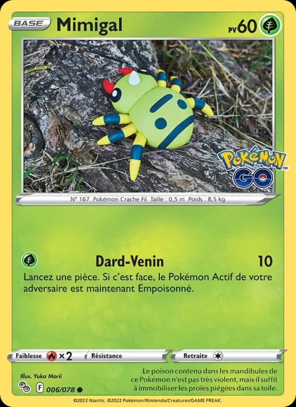 Carte Pokémon Mimigal #006 — Pokémon GO