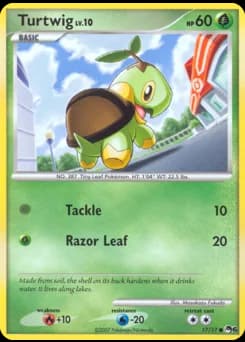 Carte Pokémon Turtwig #17 — POP 6