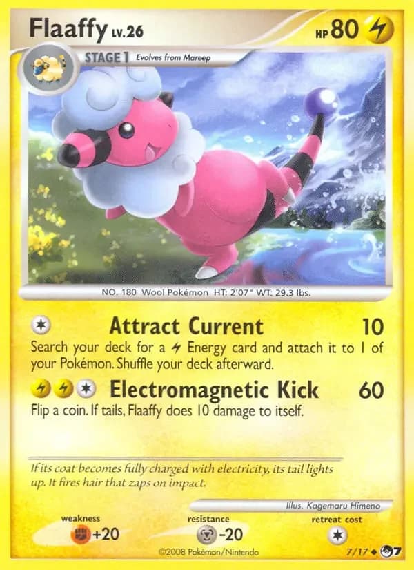 Carte Pokémon Flaaffy #7 — POP 7