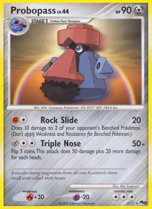 Carte Pokémon Probopass #4 — POP 8