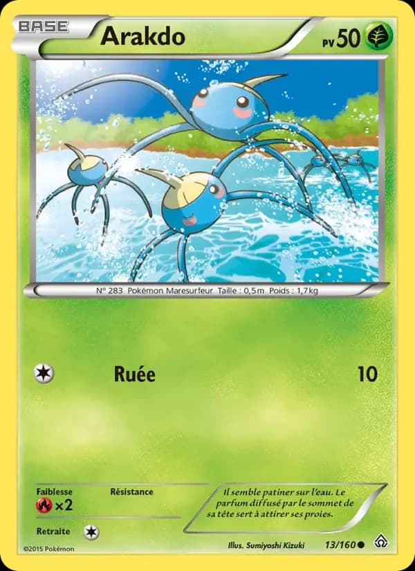 Carte Pokémon Arakdo #13 — Primo-Choc