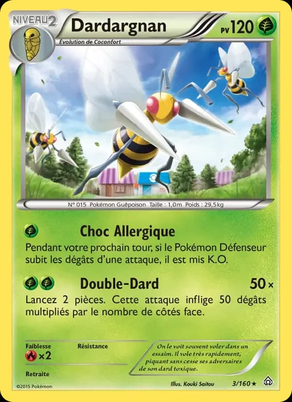 Carte Pokémon Dardargnan #3 — Primo-Choc