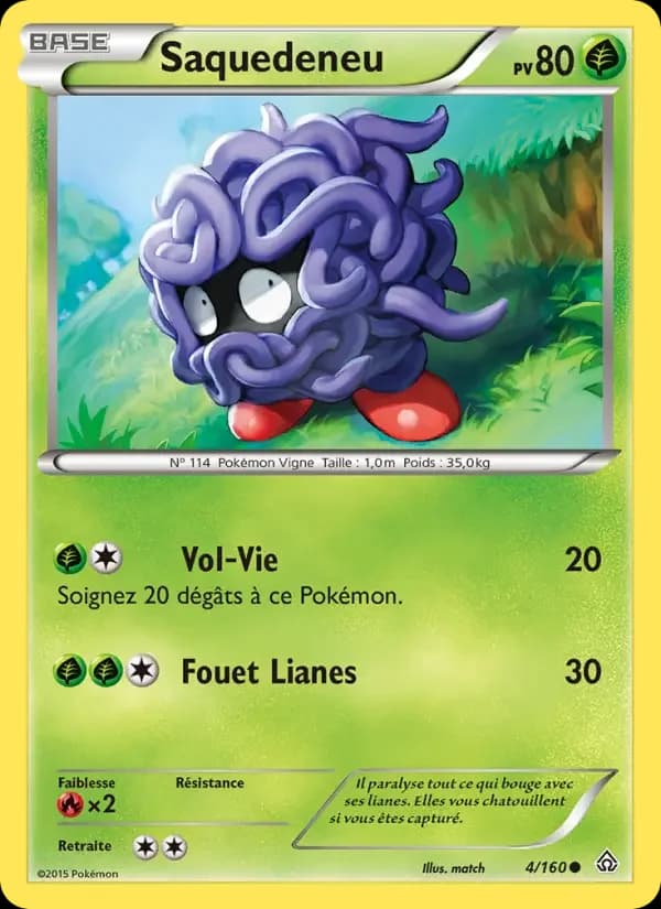 Carte Pokémon Saquedeneu #4 — Primo-Choc