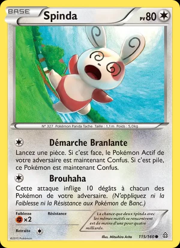 Carte Pokémon Spinda #115 — Primo-Choc