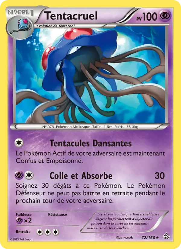 Carte Pokémon Tentacruel #72 — Primo-Choc