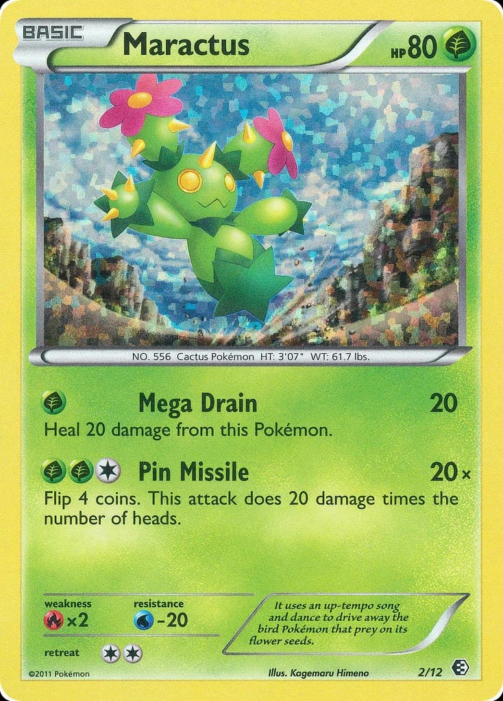 Carte Pokémon Maracachi #2 — 2011 Promo McDonald's