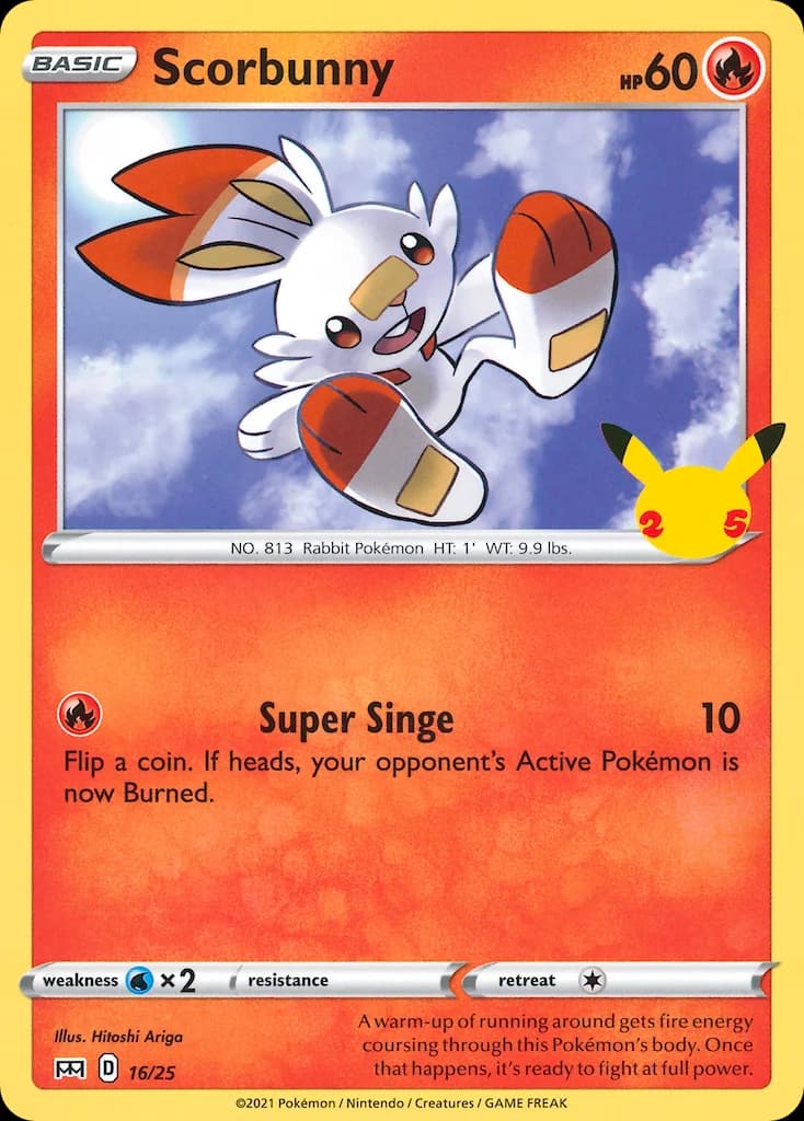 Carte Pokémon Flambino #16 — 2021 Promo McDonald's