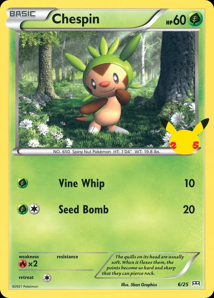 Carte Pokémon Marisson #6 — 2021 Promo McDonald's