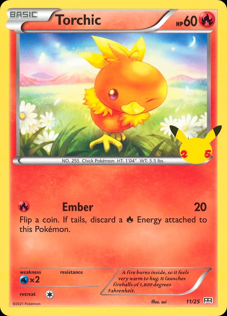 Carte Pokémon Poussifeu #11 — 2021 Promo McDonald's