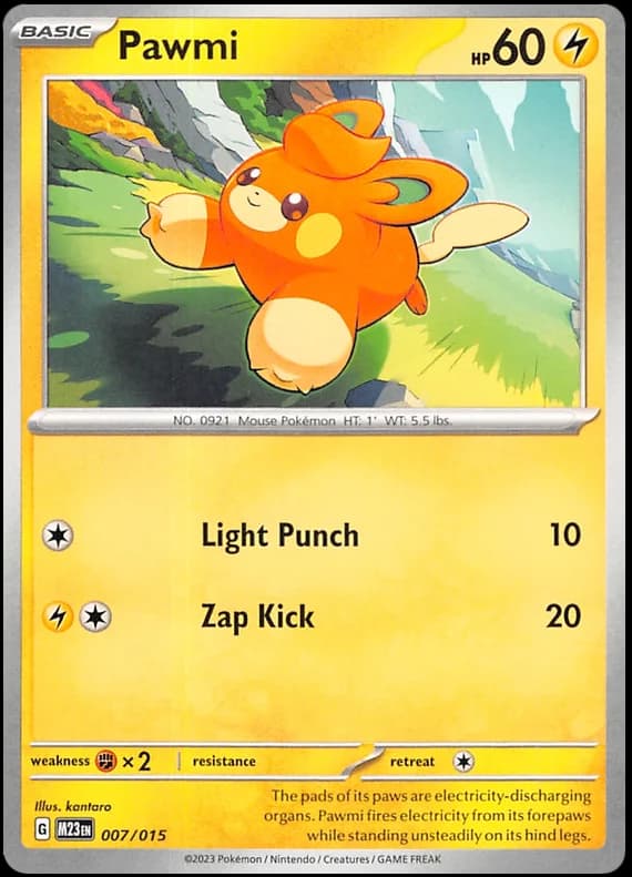 Carte Pokémon Pohm #7 — 2023 Promo McDonald's