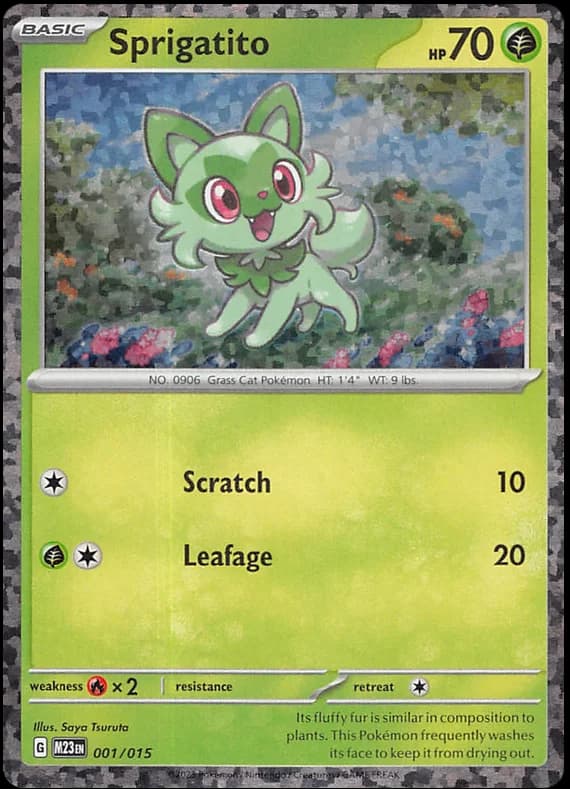 Carte Pokémon Poussacha #1 — 2023 Promo McDonald's