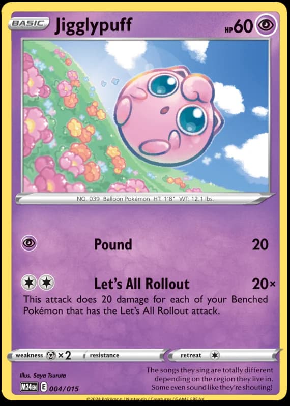 Carte Pokémon Rondoudou #4 — 2024 Promo McDonald's
