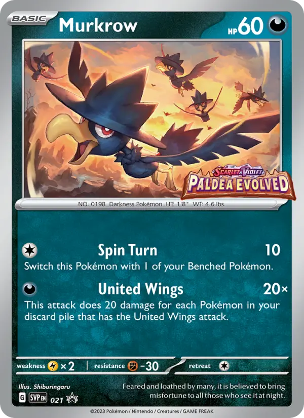 Murkrow #021 — Scarlet & Violet Promos