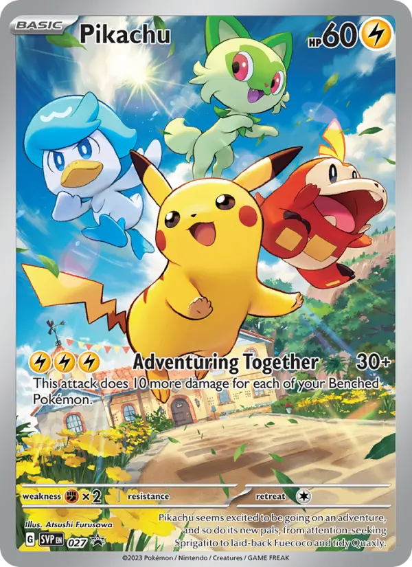 Pikachu #027 — Scarlet & Violet Promos