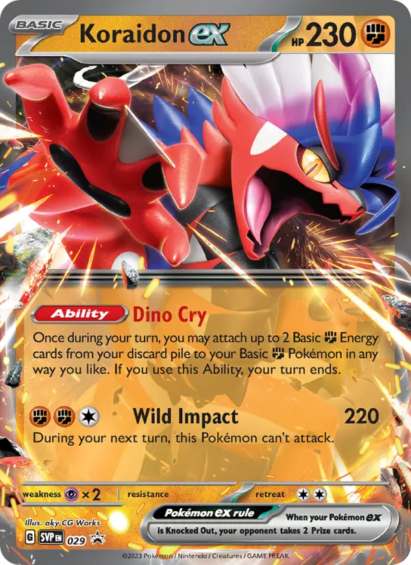 Koraidon ex #029 — Scarlet & Violet Promos