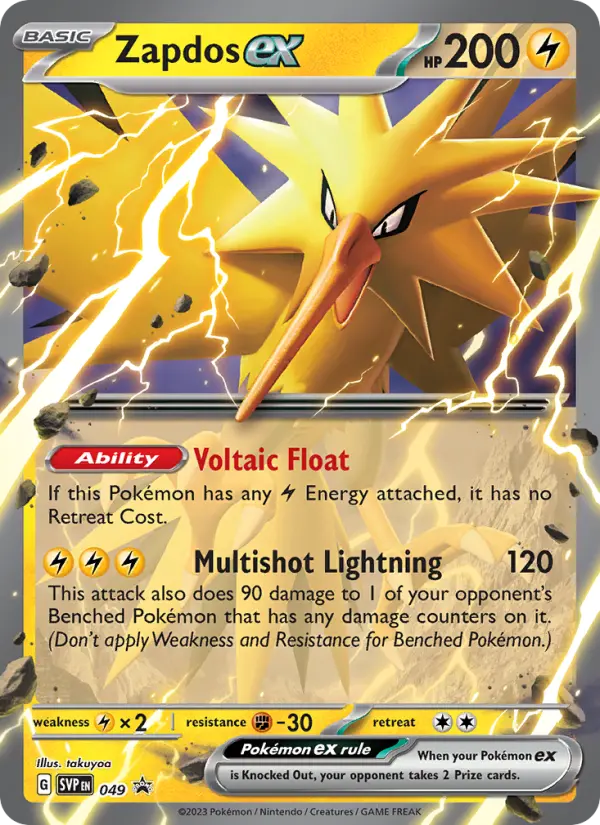 Zapdos ex #049 — Scarlet & Violet Promos
