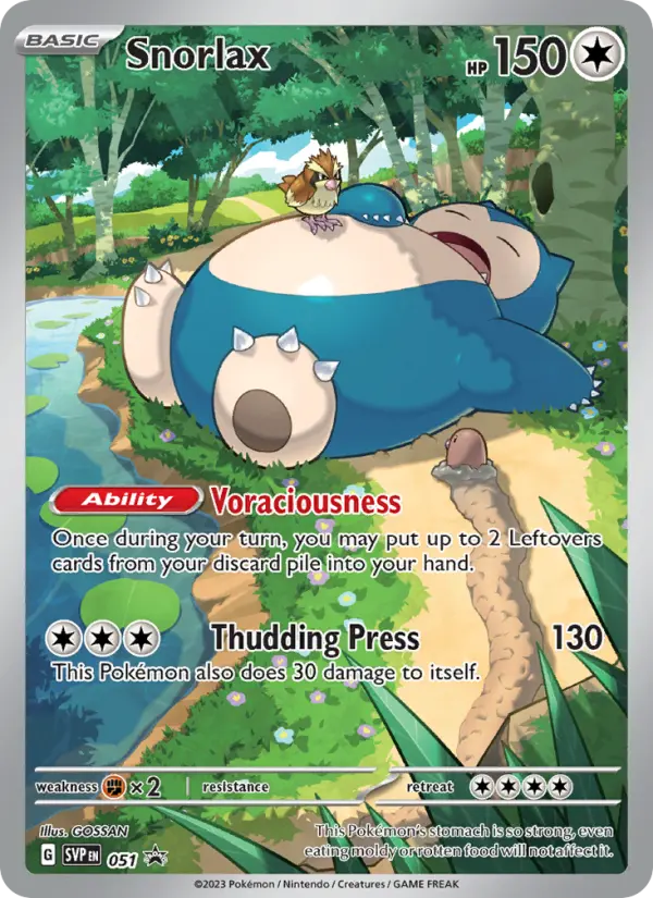 Snorlax #051 — Scarlet & Violet Promos