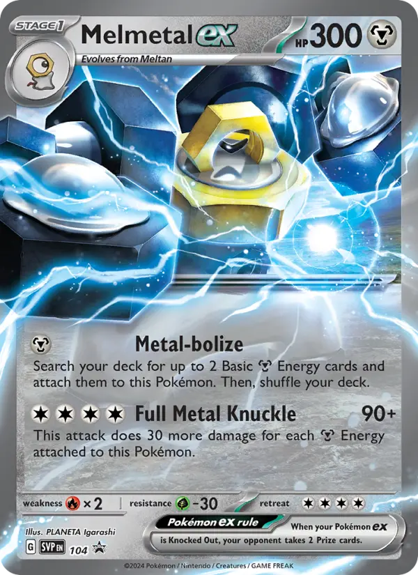 Melmetal ex #104 — Scarlet & Violet Promos