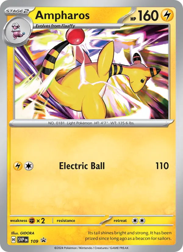 Ampharos #109 — Scarlet & Violet Promos