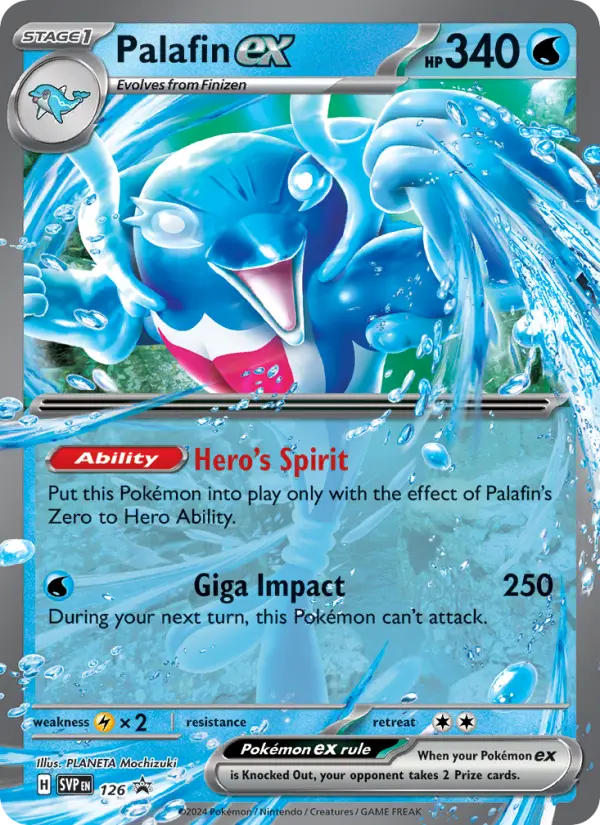 Palafin ex #126 — Scarlet & Violet Promos
