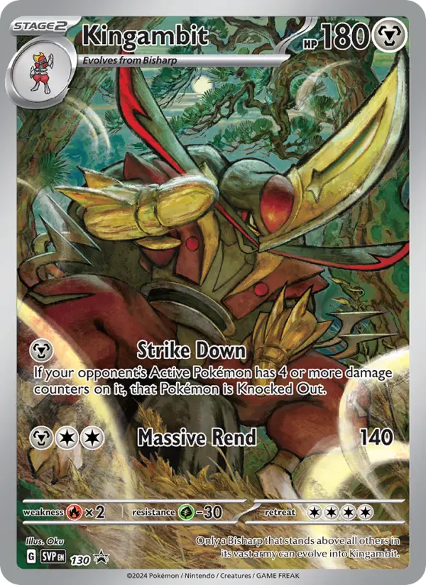 Kingambit #130 — Scarlet & Violet Promos