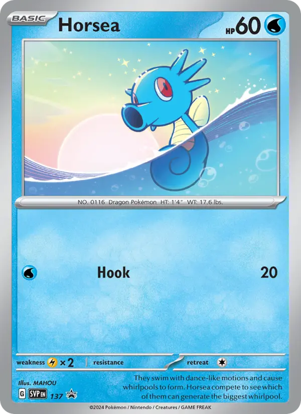 Horsea #137 — Scarlet & Violet Promos