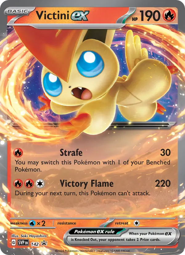 Victini ex #142 — Scarlet & Violet Promos