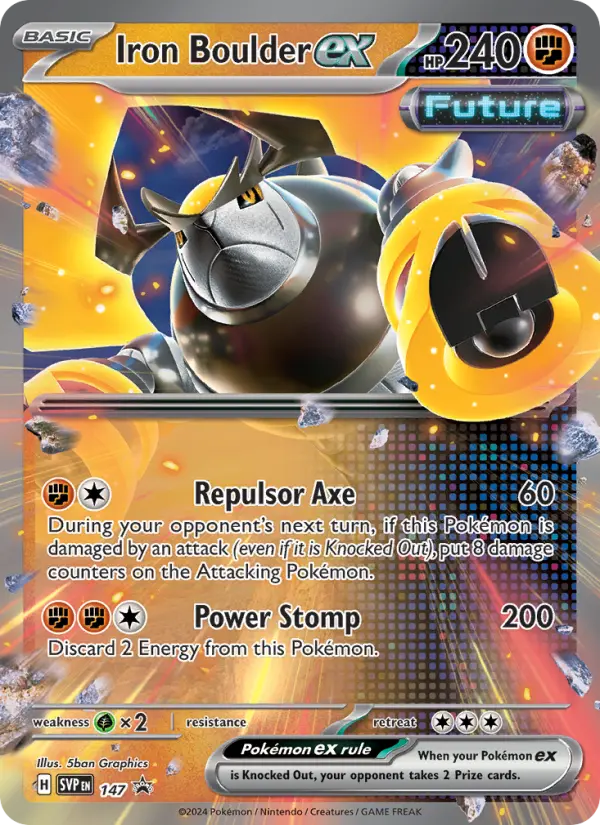 Iron Boulder ex #147 — Scarlet & Violet Promos