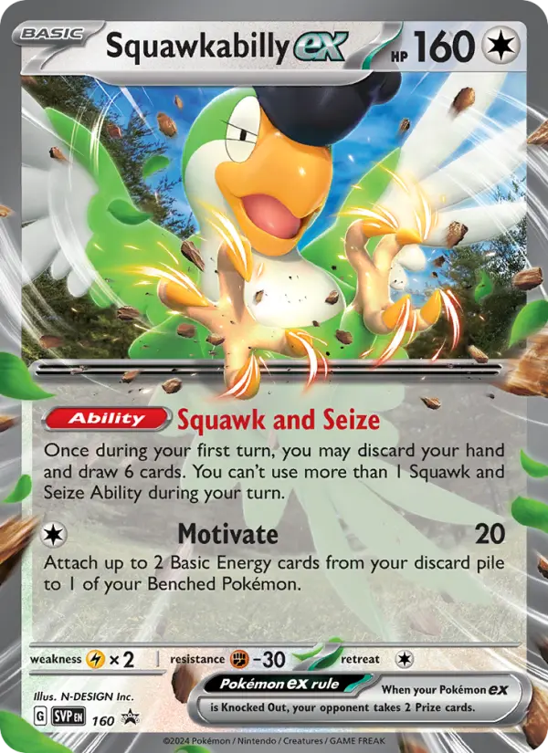 Squawkabilly ex #160 — Scarlet & Violet Promos