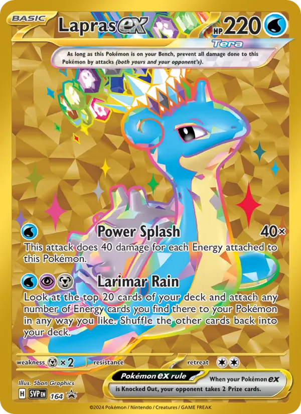 Lapras ex #164 — Scarlet & Violet Promos