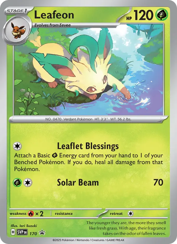 Leafeon #170 — Scarlet & Violet Promos