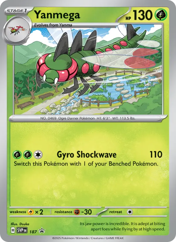 Yanmega #187 — Scarlet & Violet Promos