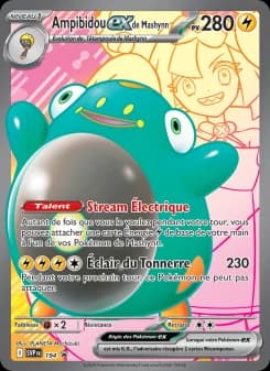 Carte Pokémon Ampibidou-ex de Mashynn #194 — Promos Écarlate et Violet