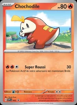 Carte Pokémon Chochodile #002 — Promos Écarlate et Violet