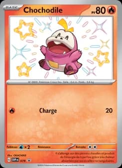 Carte Pokémon Chochodile #079 — Promos Écarlate et Violet