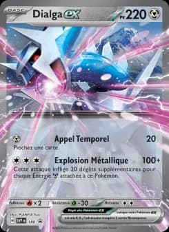 Carte Pokémon Dialga-ex #180 — Promos Écarlate et Violet